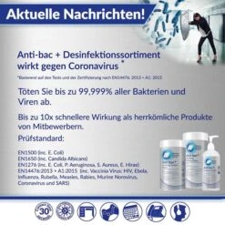 AF Anti-bac+, ABHHR500, Händedesinfektionsgel, Sanitizing Hand Rub, 500ml, Desinfektionsmittel -Einrichtungsgeschäft 4428ce8a70a80fe93f33fb8fd1b4f4736aa5ae76 desinfektionsmittel af anti bac plus abhhr500