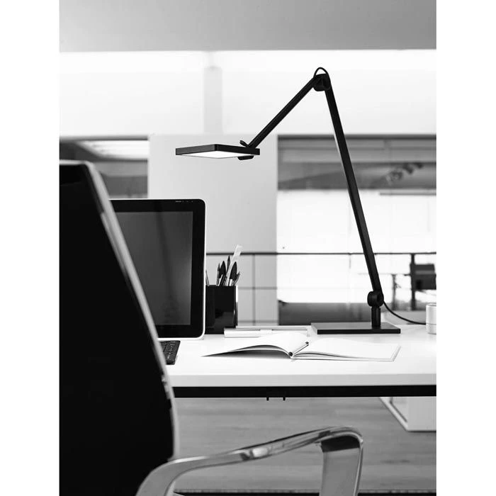 Waldmann Schreibtischlampe PARA.MI FTL 108 R LED, Dimmbar, Schwarz, Doppelgelenkarm, Rechteckig 7 Waldmann Schreibtischlampe PARA.MI FTL 108 R LED, Dimmbar, Schwarz, Doppelgelenkarm, Rechteckig – Bild 5