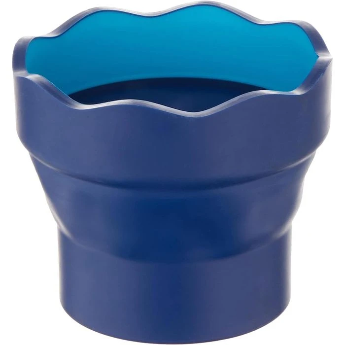 Faber-Castell Wasserbecher Clic & Go 181510 Blau 3 Faber-Castell Wasserbecher Clic & Go 181510 Blau