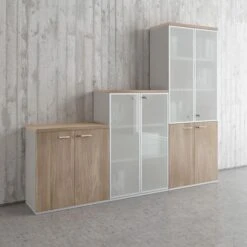 Quadrifoglio Aktenschrank Idea, Aus Holz, Abschließbar, 86 X 86 X 45cm, Grau / Silber -Einrichtungsgeschäft 4af4cd756a62377138bd97fcf10d275ff1c15583 aktenschrank quadrifoglio idea aus holz