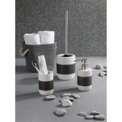 Axentia WC-Bürste Athen, Weiß / Grau, Bürstenhalter Aus Keramik -Einrichtungsgeschäft 4e47a94d21e3b4c6c1311e7da777d0df60febe12 wc buerste axentia athen weiss grau