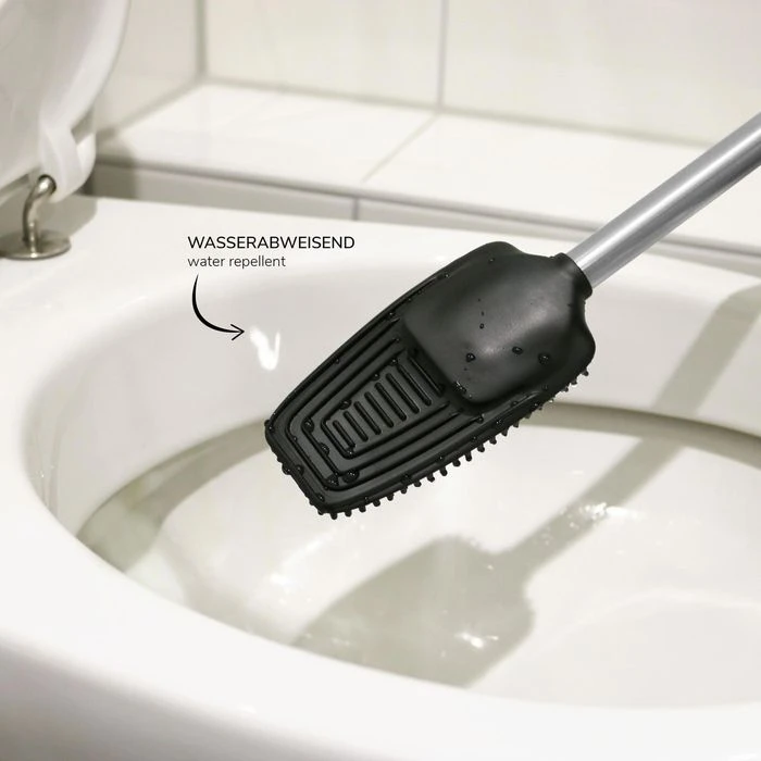 Bremermann WC-Bürste WC-Garnitur Barbena, Schwarz, Bürstenhalter Aus Edelstahl, Zur Wandmontage 8 Bremermann WC-Bürste WC-Garnitur Barbena, Schwarz, Bürstenhalter Aus Edelstahl, Zur Wandmontage – Bild 6