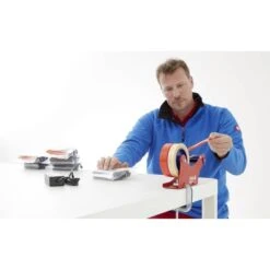 Tesa Klebefilmabroller 6012, Rot / Blau, Tischabroller Für 2 Kleberollen 25mm X 66m -Einrichtungsgeschäft 509cf8c1d19ef03e608eda04836b72236750829b klebefilmabroller tesa 6012 rot blau