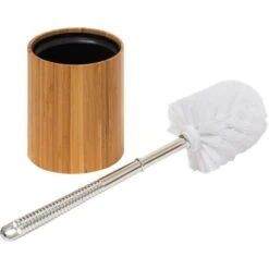 Relaxdays WC-Bürste Braun, Bürstenhalter Aus Bambus -Einrichtungsgeschäft 51b77adb71aab366a611c622058648d00d1d64ab wc buerste relaxdays braun