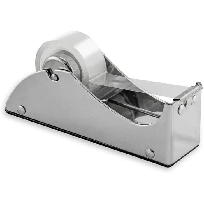 Kornet&Hahn Klebefilmabroller 40371008, Silber, Tischabroller Für Kleberollen 19mm X 33m 3 Kornet&Hahn Klebefilmabroller 40371008, Silber, Tischabroller Für Kleberollen 19mm X 33m