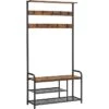 Vasagle Garderobenständer HSR409B01, Vintage, Mit 9 Haken, Metall / Holz, Schwarz / Braun -Einrichtungsgeschäft 5309a8b235d306c7ac5eeed2cff4578e75e2c2f4 garderobenstaender vasagle hsr409b01 vintage