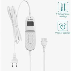 Navaris Heizdecke Snuggy, Mit Ärmeln, Dunkelblau, 9 Temperaturen, Abschaltautomatik, 195 X 125cm -Einrichtungsgeschäft 533fa7a5ff3d5014a9d067decdd0164237ff50e7 heizdecke navaris mit aermeln und tasche blaucreme