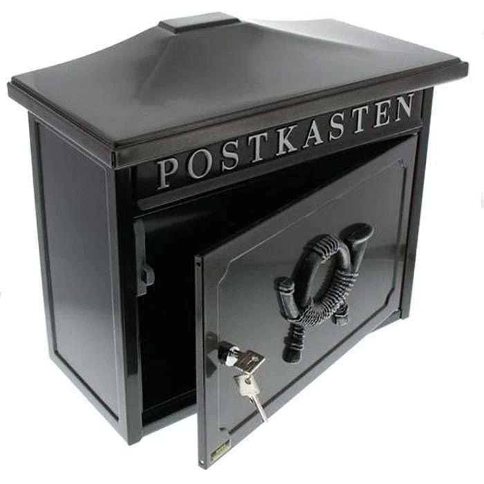 Burg Wächter Burg-Wächter Briefkasten Sylt 1883E, Alteisen, Aus Stahl, 41 X 34,5 X 20,5cm 4 Burg Wächter Burg-Wächter Briefkasten Sylt 1883E, Alteisen, Aus Stahl, 41 X 34,5 X 20,5cm – Bild 2
