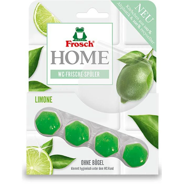 Frosch WC-Duftspüler Home, Ohne Bügel, Limone, WC-Frische-Spüler, Bio-Qualität 3 Frosch WC-Duftspüler Home, Ohne Bügel, Limone, WC-Frische-Spüler, Bio-Qualität