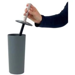 Kela WC-Bürste Marta, Grau, Bürstenhalter Aus Kunststoff -Einrichtungsgeschäft 5535616287522dbac42a1e705feb733d1b1420f9 wc buerste kela marta grau