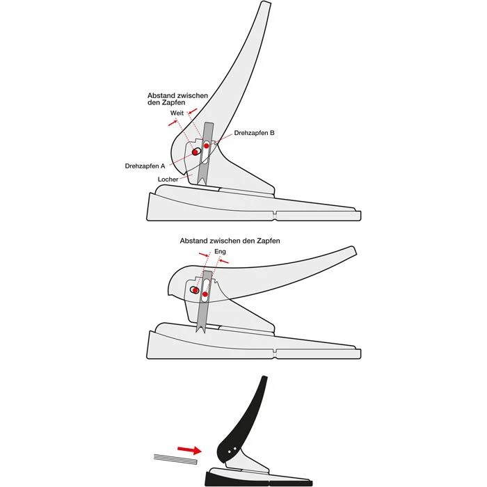 Plus-Japan Locher PU-850A, 30327, Schwarz, Registraturlocher, Stanzleistung Ca. 40 Blatt 5 Plus-Japan Locher PU-850A, 30327, Schwarz, Registraturlocher, Stanzleistung Ca. 40 Blatt – Bild 3