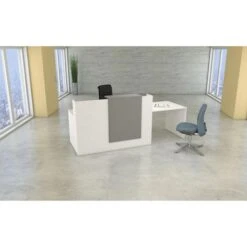 Kerkmann Empfangstheke Sydney, 3534, Weiß, 250 X 110 X 80cm, Mit Anbautisch -Einrichtungsgeschäft 57dad2896e624840be6646c412223d0077f3bbc8 empfangstheke kerkmann sydney 3534