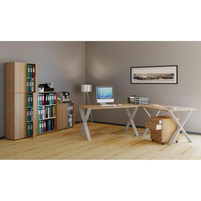 VCM Schreibtisch Lona, 914758, Sonoma Eiche, Maße: 140 X 80cm 4 VCM Schreibtisch Lona, 914758, Sonoma Eiche, Maße: 140 X 80cm – Bild 2