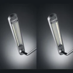 Hansa Schreibtischlampe LED Smart Silber, Dimmbar, USB, QI-Ladegerät, Mit Standfuß -Einrichtungsgeschäft 5a80670021f8f84216d47e556706ad57680c5ae3 schreibtischlampe hansa led smart