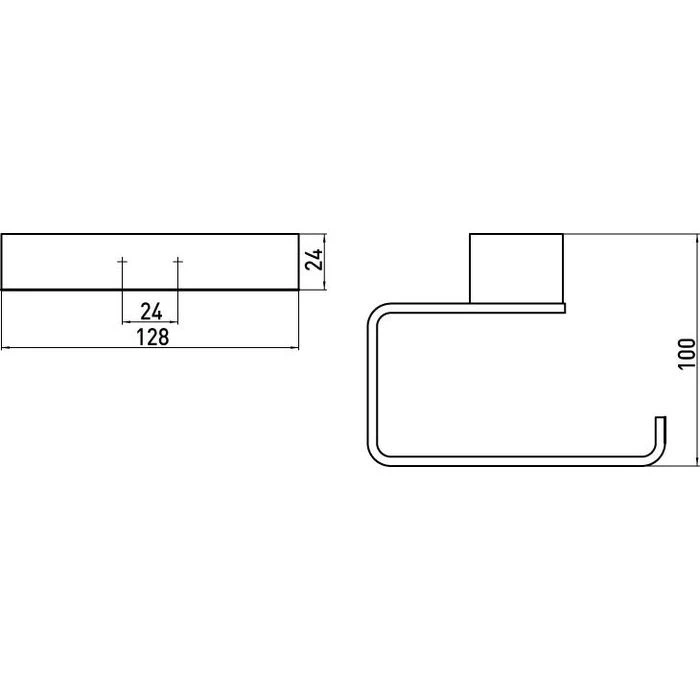 Emco Toilettenpapierspender Loft, 050013301, Aluminium, Für 1 Kleinrolle, Mattschwarz 7 Emco Toilettenpapierspender Loft, 050013301, Aluminium, Für 1 Kleinrolle, Mattschwarz – Bild 5