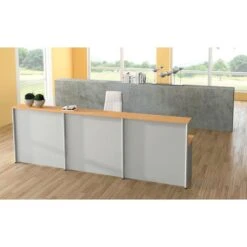 Kerkmann Empfangstheke Genua 3995, Silber / Buche, 116 X 115 X 70, Grundtheke Gerade -Einrichtungsgeschäft 5b3d568d759fca3929550dd80a280fb5374babe6 empfangstheke kerkmann genua 3995