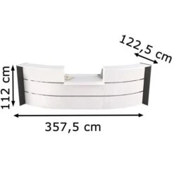Kerkmann Empfangstheke Bari 3564, Weiß / Weiß, 357,5 X 112 X122,5cm Bogentheke M. Beratungsplatz 9 Kerkmann Empfangstheke Bari 3564, Weiß / Weiß, 357,5 X 112 X122,5cm Bogentheke M. Beratungsplatz -Einrichtungsgeschäft 5b8c015a09792b7ce710e25d6d911305e2a66449 empfangstheke kerkmann bari 3564 weiss weiss