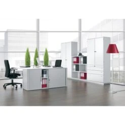 Geramöbel Rollladenschrank S-383110-SW, Holz, Abschließbar, 80 X 118,2 X 42,5cm, Weiß 11 Geramöbel Rollladenschrank S-383110-SW, Holz, Abschließbar, 80 X 118,2 X 42,5cm, Weiß -Einrichtungsgeschäft 5f41a6390d9bb19e0302c58d5ec860a051c2aa2a rollladenschrank geramoebel flex s 383110 sw holz