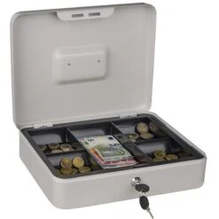 Burg Wächter Burg-Wächter Geldkassette Money 5030, Weiß, 30 X 9 X 24 Cm, 5 Münzfächer