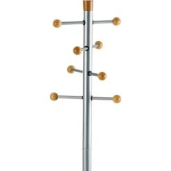 Alco Garderobenständer 2807, Mit 8 Haken, Metall, Silber -Einrichtungsgeschäft 6264df51e184ca4ae00f3d82749e6ad9a16d48ec garderobenstaender alco 2807