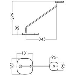 Luxo Schreibtischlampe Trace, Dimmbar, Mit Standfuß, Schwarz -Einrichtungsgeschäft 67f8e0808169ad7de29b45f760de7e2e7df2c10a schreibtischlampe luxo trace