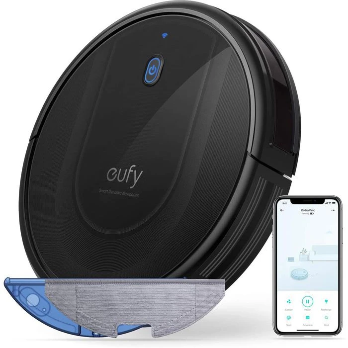 Eufy Saugroboter RoboVac G10 Hybrid, Ladestation, Wischfunktion, Laufzeit 100 Minuten 5 Eufy Saugroboter RoboVac G10 Hybrid, Ladestation, Wischfunktion, Laufzeit 100 Minuten – Bild 3
