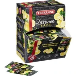 Teekanne Zitronensaft Portionssticks, Je 4ml, 100 Stück