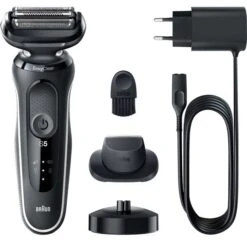 Braun Elektrorasierer Series 5 51-W4200cs, Weiß, Wet & Dry, Mit EasyClick-Trimmer Und Ladestation -Einrichtungsgeschäft 6a5a1110f3a1b74b62ddfe62f861768b5a46d16c elektrorasierer braun series 5 51 w4200cs weiss