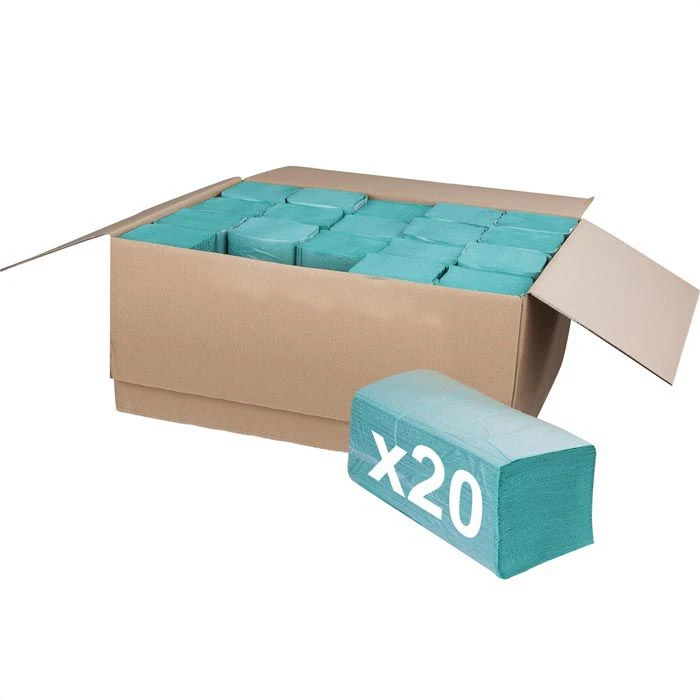 Böttcher-AG Papierhandtücher 1-lagig 25x23 Grün 5000 Stück 3 Böttcher-AG Papierhandtücher 1-lagig 25x23 Grün 5000 Stück