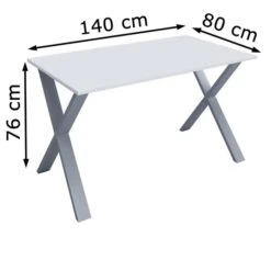 VCM Schreibtisch Lona, 914756, Weiß, Maße: 140 X 80cm -Einrichtungsgeschäft 6b9b9c32586219b0f01b27e2550ba61c4c9d395a schreibtisch vcm lona 914756 weiss