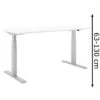 Actiforce Schreibtisch Pro 670SLS, Weiß, Elektrisch Höhenverstellbar, 180 X 63-130 X 80cm 2 Actiforce Schreibtisch Pro 670SLS, Weiß, Elektrisch Höhenverstellbar, 180 X 63-130 X 80cm -Einrichtungsgeschäft 6bc12be42377ae3e08c897bf21ecb3e373b4d046 schreibtisch actiforce pro 670sls weiss