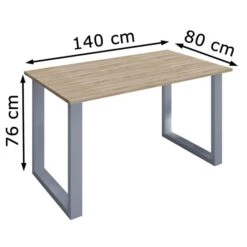 VCM Schreibtisch Lona, 914773, Sonoma Eiche, Maße: 140 X 80cm -Einrichtungsgeschäft 6df54773e2331267fc67fdb43df75ad3991df921 schreibtisch vcm lona 914773 sonoma eiche