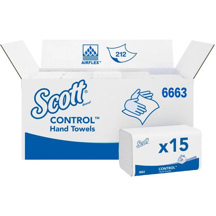 Kimberly-Clark Papierhandtücher Scott Performance, 1-lagig, Interfold-Falz, 21,5 X 31,5cm, 3180 Stück 3 Kimberly-Clark Papierhandtücher Scott Performance, 1-lagig, Interfold-Falz, 21,5 X 31,5cm, 3180 Stück