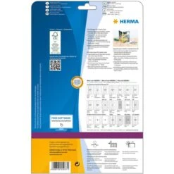 Herma DVD-Einleger 5037, Weiß, 273 X 183mm, Glänzend, 25 Einleger -Einrichtungsgeschäft 702f6e451fa00be21e1d7c9679bd14f3586387a0 dvd einleger herma 5037 weiss