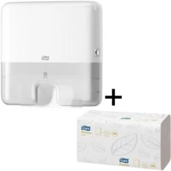 Tork Handtuchspender Xpress Starter Pack 952100 H2, Elevation Mini, Kunststoff, Inkl. 100 Tücher