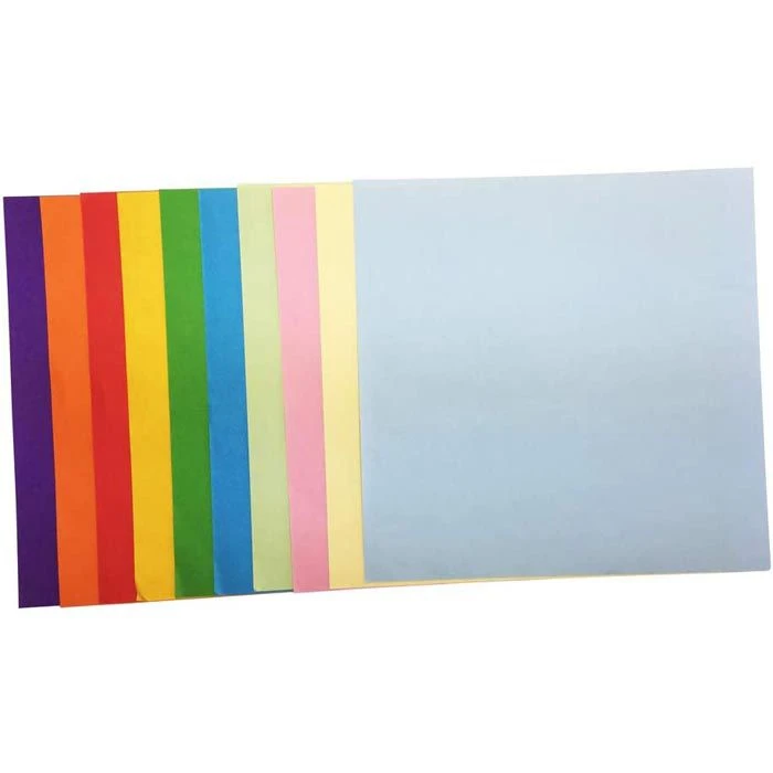 Böttcher-AG Faltblätter 15 X 15cm, 70g/m², 10 Farben Sortiert, 500 Blatt 4 Böttcher-AG Faltblätter 15 X 15cm, 70g/m², 10 Farben Sortiert, 500 Blatt – Bild 2