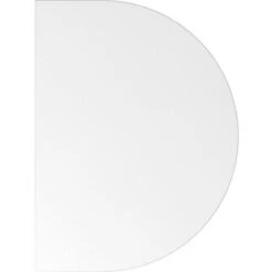 Hammerbacher Anbautisch H-Serie, Weiß, Höhenverstellbar, Maße: 60 X 80cm