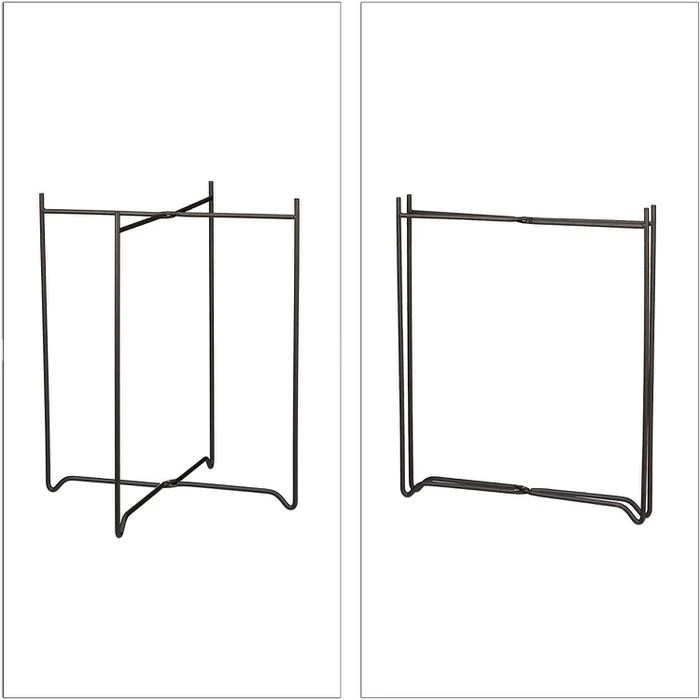 Relaxdays Beistelltisch 10020503, Braun, Aus Metall, 45 X 54,5cm (Ø X H), Rund 6 Relaxdays Beistelltisch 10020503, Braun, Aus Metall, 45 X 54,5cm (Ø X H), Rund – Bild 4