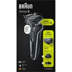 Braun Elektrorasierer Series 5 51-W4200cs, Weiß, Wet & Dry, Mit EasyClick-Trimmer Und Ladestation -Einrichtungsgeschäft 7345c652db27976d3a703d3629555fe561d01e54 elektrorasierer braun series 5 51 w4200cs weiss