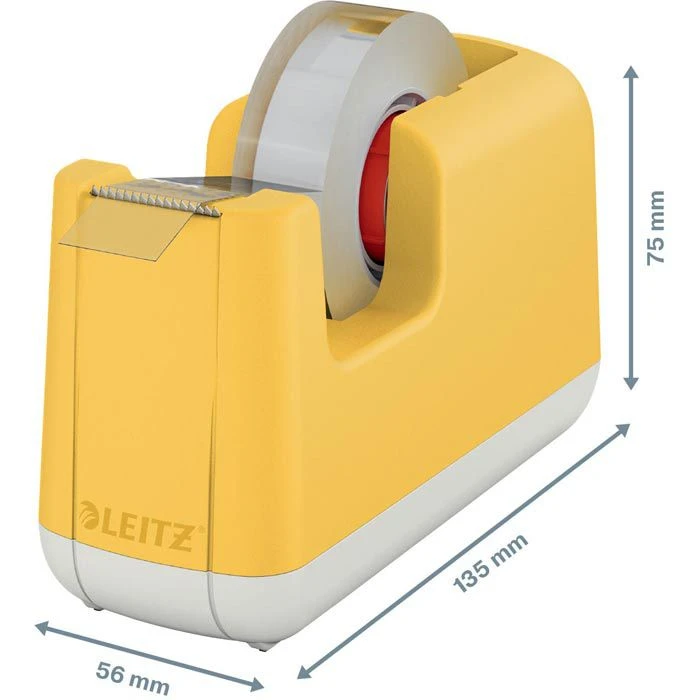 Leitz Klebefilmabroller Cosy 5367-00-19, Gelb, Tischabroller Für Kleberollen 19mm X 33m 7 Leitz Klebefilmabroller Cosy 5367-00-19, Gelb, Tischabroller Für Kleberollen 19mm X 33m – Bild 5