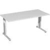 Geramöbel Schreibtisch Flex S-618103-LS, Lichtgrau, Maße: 160 X 80cm -Einrichtungsgeschäft 783e80a4b92fe20d84b15fb10b580d613f160c63 schreibtisch geramoebel flex s 618103 ls lichtgrau