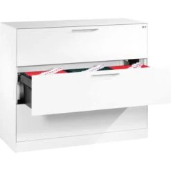 CP-Möbel Hängeregisterschrank Asisto C3000, 3-bahnig, 3 Schübe, Verkehrsweiß