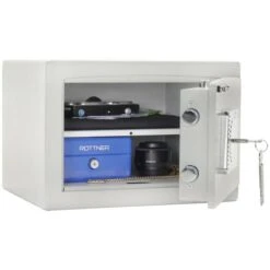 Rottner Tresor Fifty EN1 T06374, 25 X 36cm, Mit Doppelbartschloss, 44kg