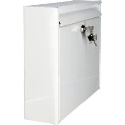 Burg Wächter Burg-Wächter Briefkasten Potsdam 877 W, Aus Stahl, Weiß -Einrichtungsgeschäft 7e2cf292aeb0ba2dd9d38ea67c1c69b6babf2685 briefkasten burg waechter potsdam 877 w weiss