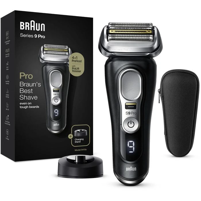 Braun Elektrorasierer Series 9 Pro Premium 9410s, Wet & Dry, 4+1 Scherkopf, Mit Trimmer & Reise-Etui 3 Braun Elektrorasierer Series 9 Pro Premium 9410s, Wet & Dry, 4+1 Scherkopf, Mit Trimmer & Reise-Etui