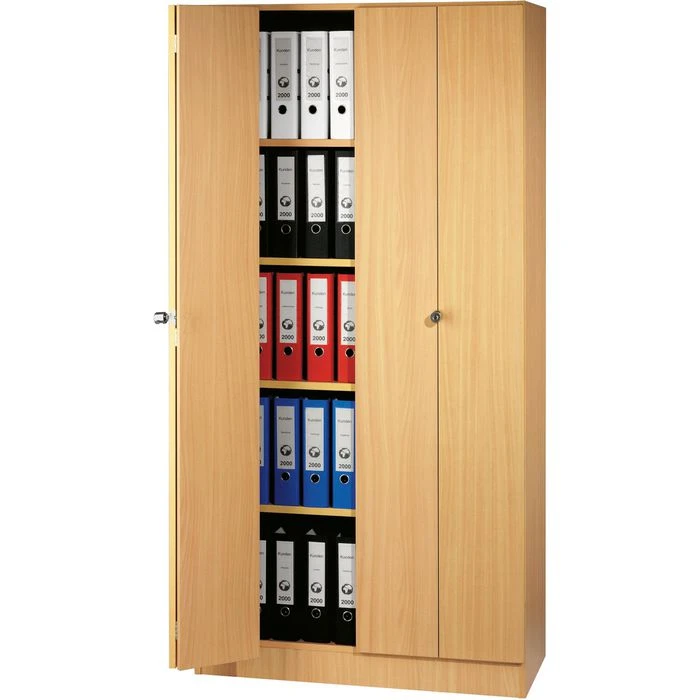 Hammerbacher Falttürenschrank H-Serie 6900, Weiß, 100 X 200,4 X 42cm, Aus Holz 7 Hammerbacher Falttürenschrank H-Serie 6900, Weiß, 100 X 200,4 X 42cm, Aus Holz – Bild 5