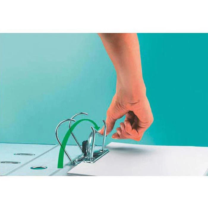 Leitz Ordner 1005-01-54 WOW Laminierter Karton, A4, 8cm, Grün 5 Leitz Ordner 1005-01-54 WOW Laminierter Karton, A4, 8cm, Grün – Bild 3