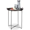 Relaxdays Beistelltisch 10020503, Braun, Aus Metall, 45 X 54,5cm (Ø X H), Rund -Einrichtungsgeschäft 830941d7e3986083edad8460c7ddbf572e4d4271 beistelltisch relaxdays 10020503 braun