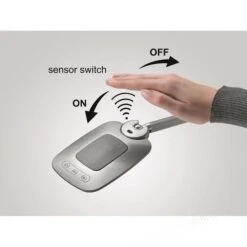 Hansa Schreibtischlampe LED E-Motion, Dimmbar, Silber, Sensorschalter, Standfuß -Einrichtungsgeschäft 84c3db3a396154a1b56d34a08bb893edd250319f schreibtischlampe hansa led e motion