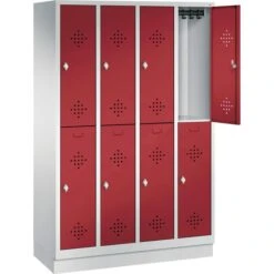CP-Möbel Spind S 2000 Classic, Mit Sockel, Rubinrot, 4 Abteile Mit 8 Fächern, BxT: 119 X 50cm 10 CP-Möbel Spind S 2000 Classic, Mit Sockel, Rubinrot, 4 Abteile Mit 8 Fächern, BxT: 119 X 50cm -Einrichtungsgeschäft 84cb6bf327a965162b41c3b9dcf0696c71c8dca6 spind cp moebel s 2000 classic rubinrot